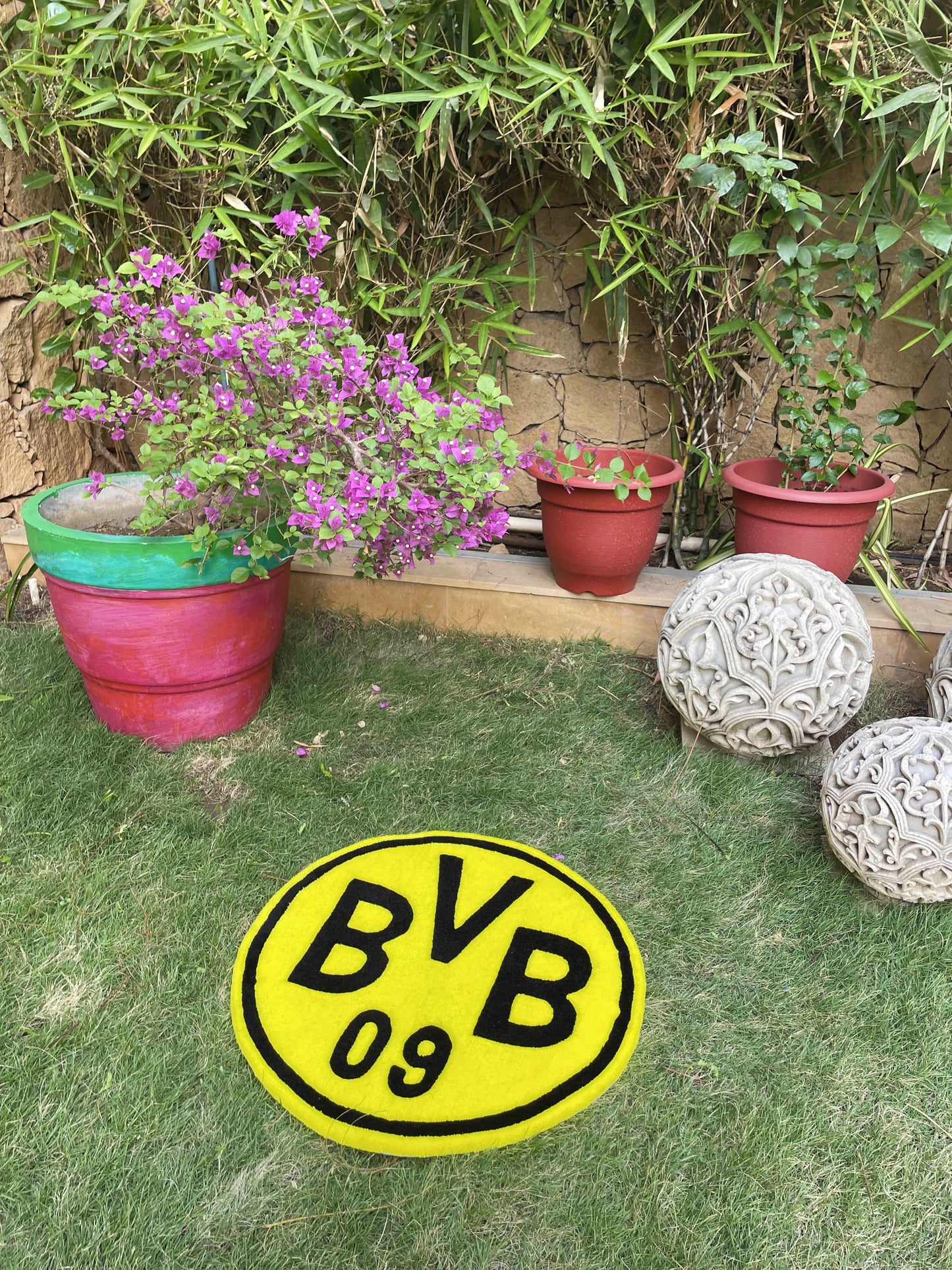 Borussia Dortmund Crest Rug