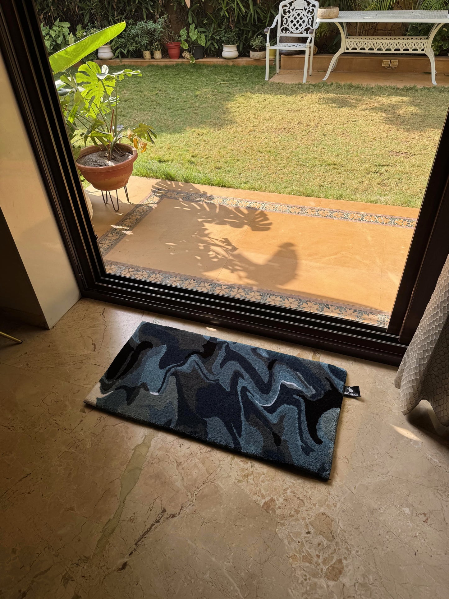 Abstract Terrain Tufted Rug