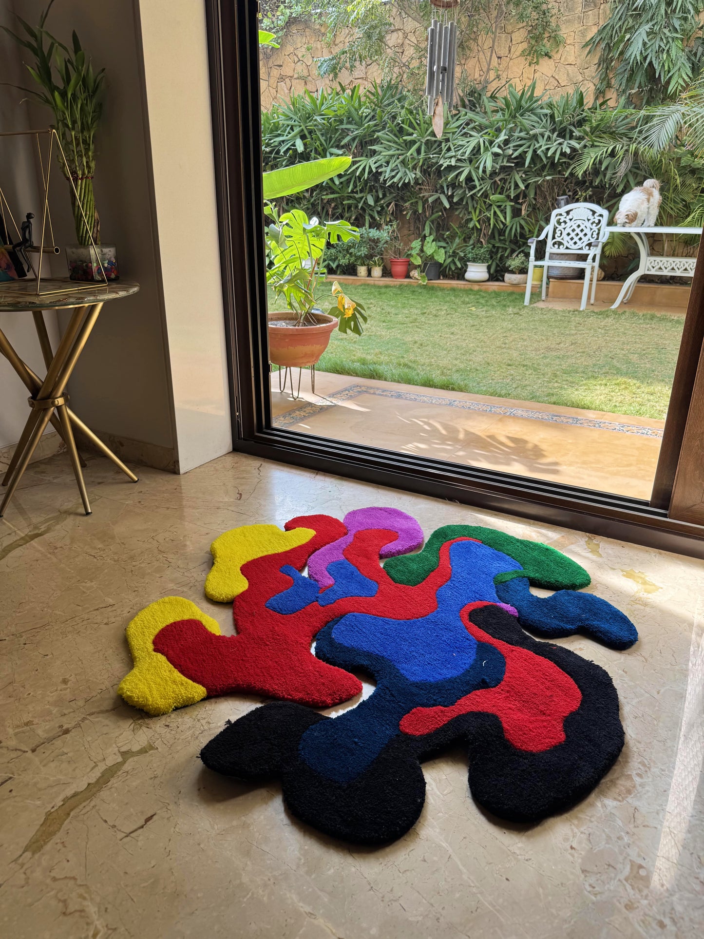 Abstract Art Tufted Rug