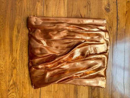 Copper Wall Sculpture – Metallic 3D Wall Art