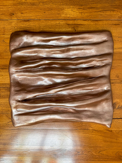 Bronze Texture Wall Sculpture – Metallic 3D Wall Art