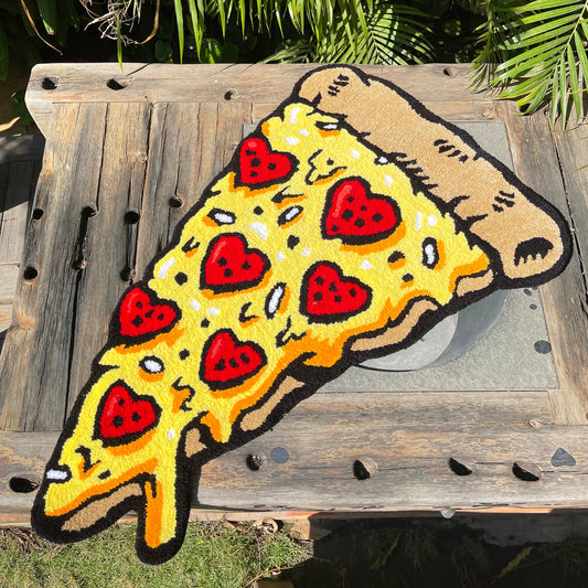 Loveburst Pizza Rug