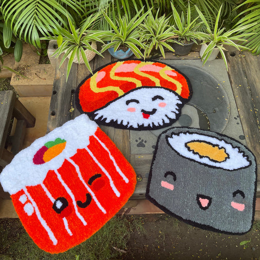 Sushi Rug (Set of Three)